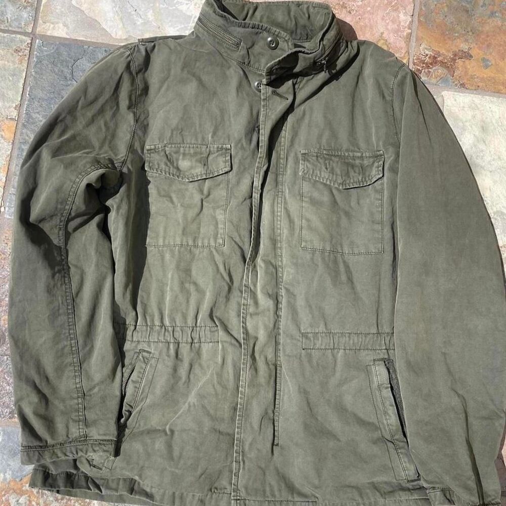 Gap Men's Khaki and Green Coat